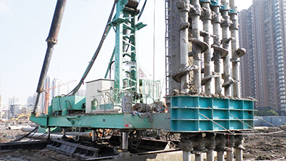 1-6 axis cement-soil mixing pile technology