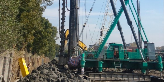 Construction of concrete cast-in-place pile for strong foundation in Shanghai