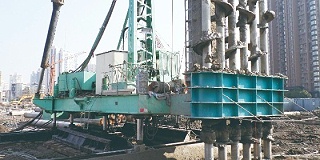 Cement mixing pile for foundation treatment