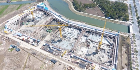 Foundation pit supporting construction in Shanghai