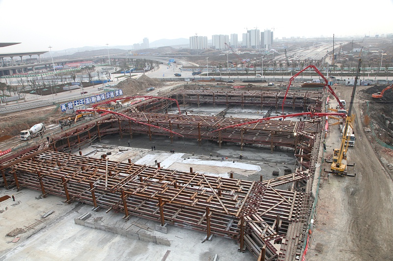 Nanjing South Railway Station Tunnel support Project