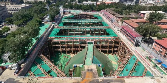 Shanghai strong foundation prestressed steel composite support
