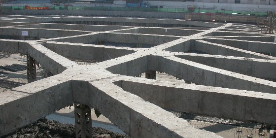 Strong foundation - traditional concrete support process