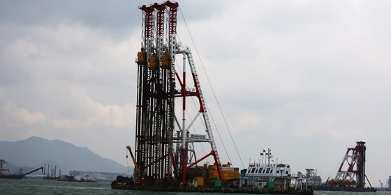 Construction technology of floating mixing pile (DCM) for strong foundation