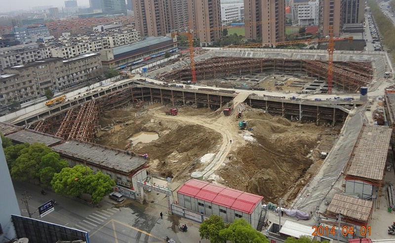 Jiaxing Yaohan Deep foundation pit supporting Project