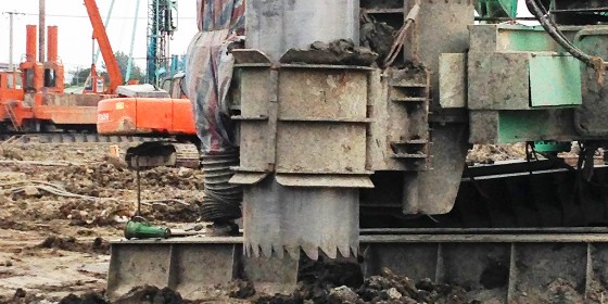 The characteristics and key points of undisturbed earth taking and pressing grouting pile