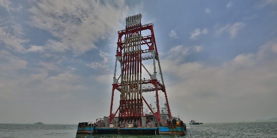 Water PVD engineering vessel - offshore foundation treatment