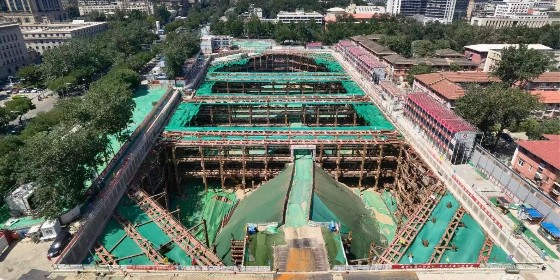 Supply and acceptance inspection of steel support members for foundation pit support