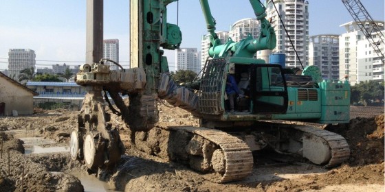 Construction process of diaphragm wall guide for Shanghai strong foundation